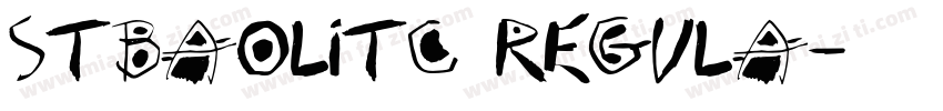 stbaolitc regula字体转换